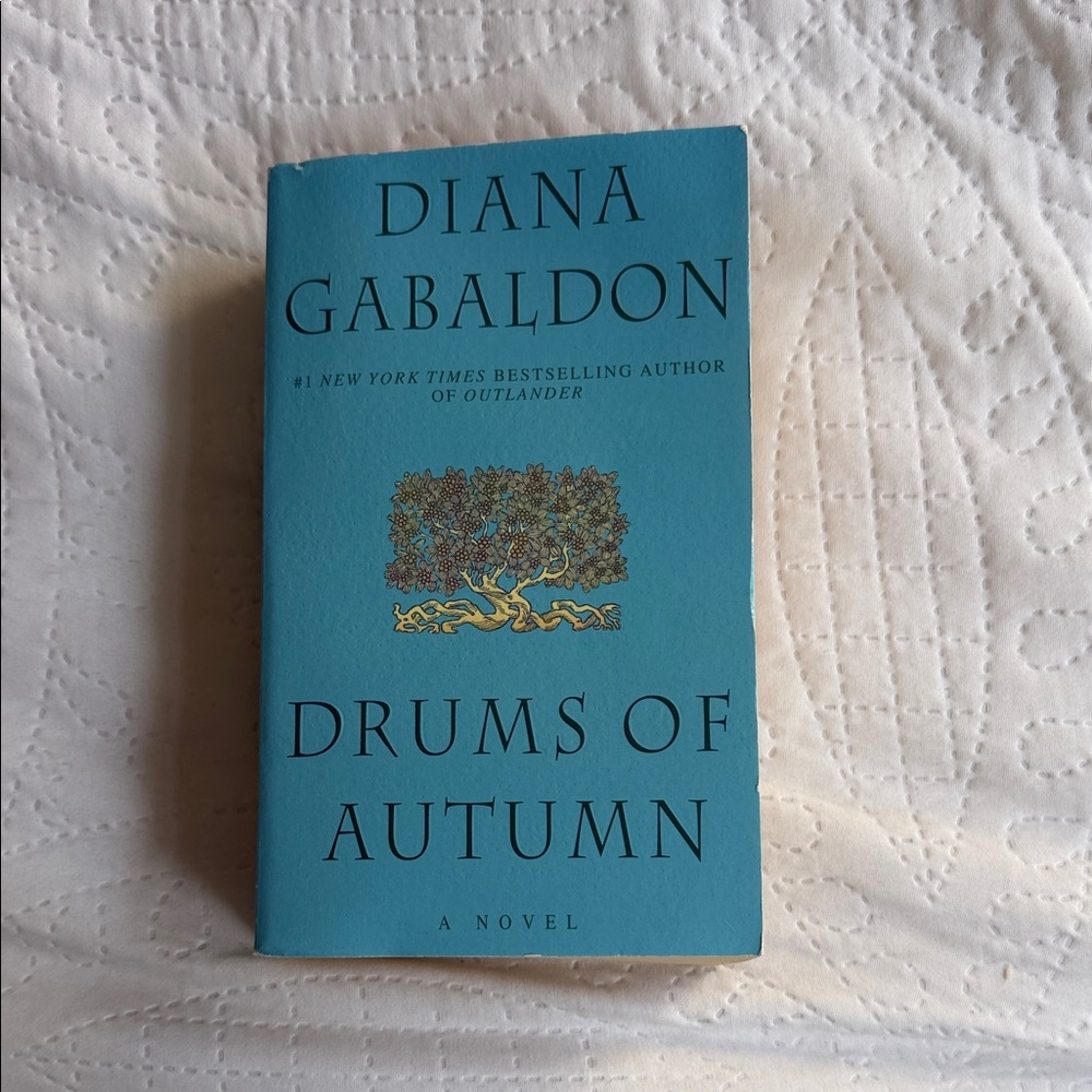 Drums of Autumn Paperback Book - Teal Blue Cover